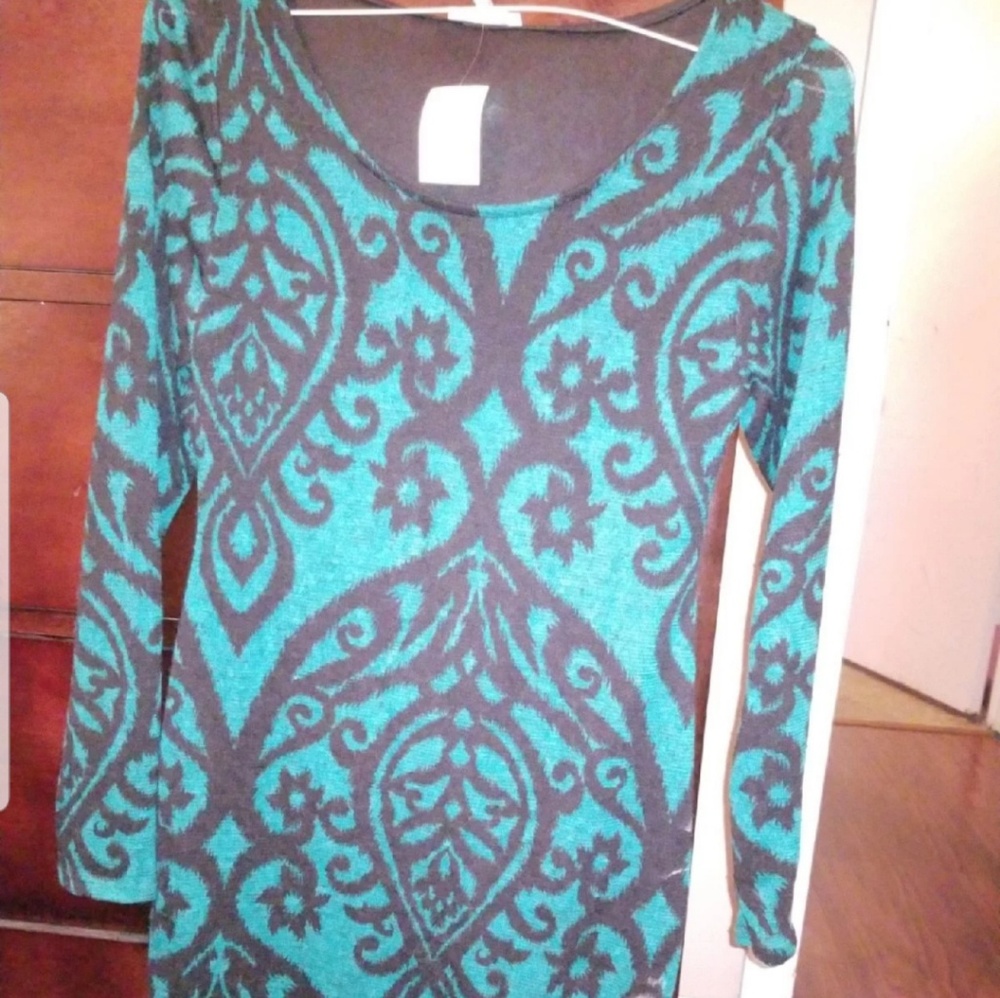 Emerald green dress